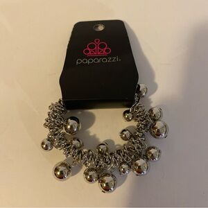 Paparazzi Ballroom Ballet Silver Bracelet NEW